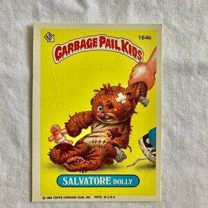Garbage Pail Kids Card 1986 Topps - 164b Salvatore Dolly